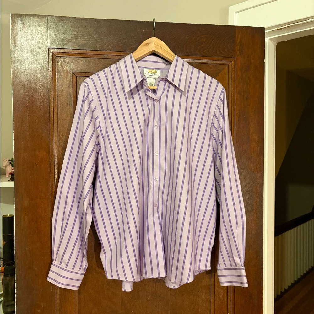 Vintage Striped Button Down Shirt